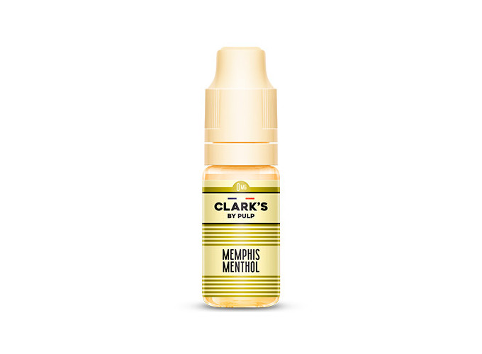 CLARK'S 10 ml TABAC MEMPHIS MENTHOL NICOTINE 00 Mg
