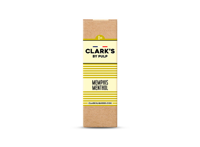 CLARK'S 10 ml TABAC MEMPHIS MENTHOL NICOTINE 06 Mg