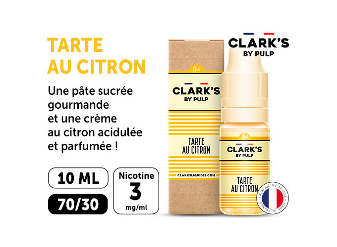 CLARK'S 10 ml TARTE AU CITRON NICOTINE 03 Mg