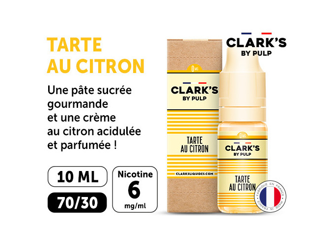 CLARK'S 10 ml TARTE AU CITRON NICOTINE 06 Mg