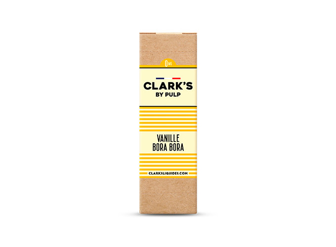 CLARK'S 10 ml VANILLE BORA BORA 00 Mg