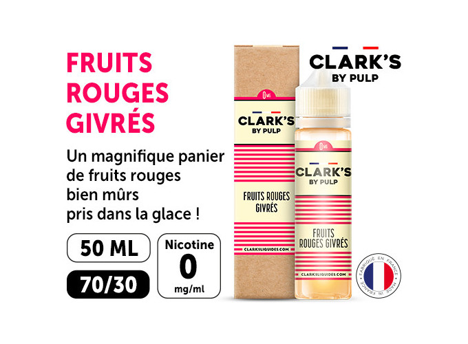 CLARK'S  FRUITS ROUGES GIVRES 50 ML  00 Mg Ml