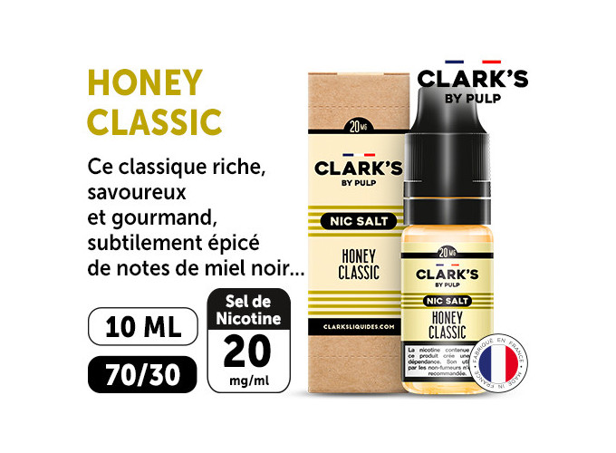 CLARK'S HONEY  SEL DE NICOTINE 20 Mg Ml
