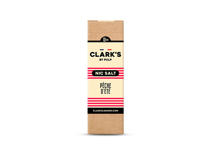 CLARK'S PECHE D'ETE  SEL DE NICOTINE 10 Mg Ml
