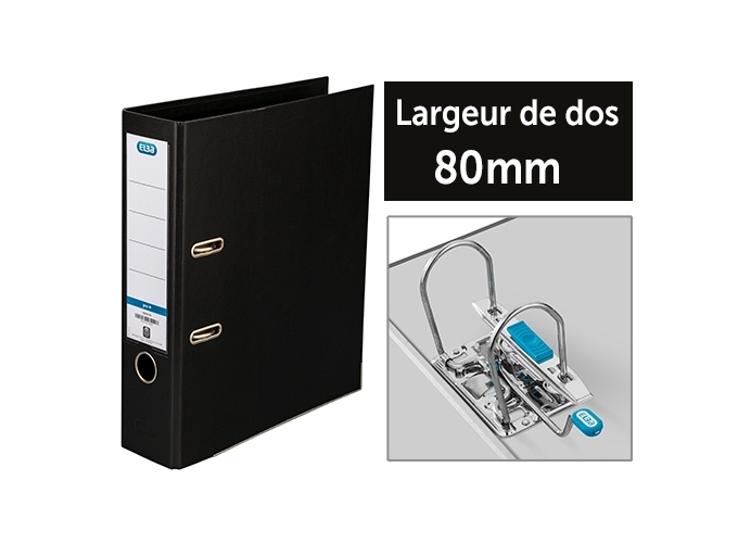CLASS. BUREAU ELBA SMART A4 DOS 80MM NOIR (1)