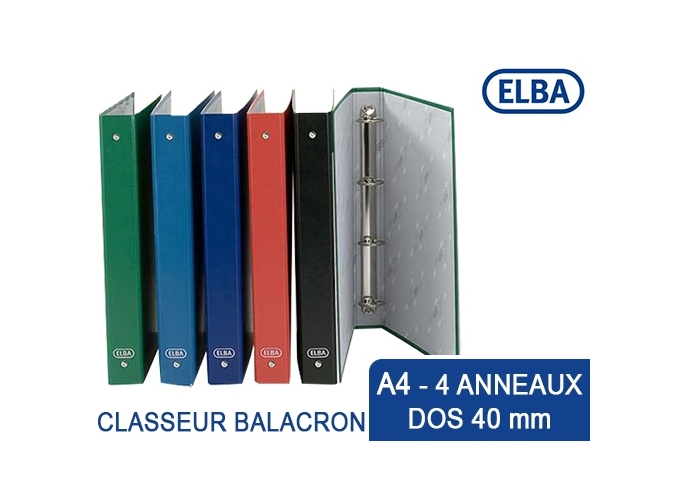 CLASSEUR 297X210 BALACRON 5 COUL. ASS. (14)