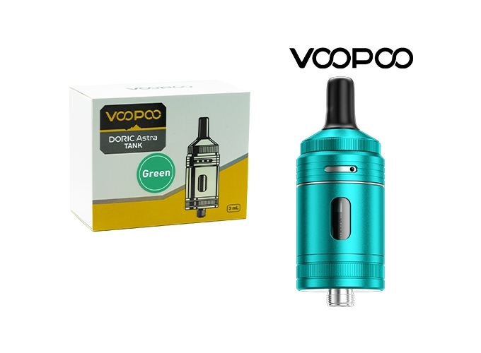 CLEAROMISEUR POUR ASTRA VOOPOO   BLEU ET VERT