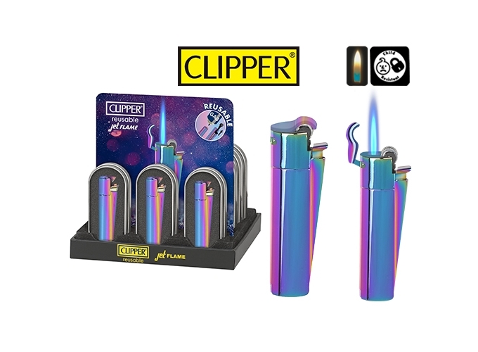 CLIPPER JET FLAME MAXI METAL  ICY  (12)