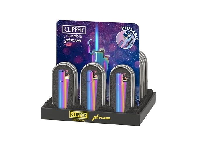 CLIPPER JET FLAME MAXI METAL  ICY  (12)