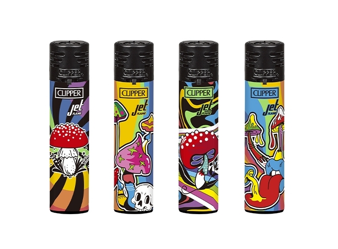 CLIPPER JET FLAME MAXI  RAINBOW MUSH  (48)