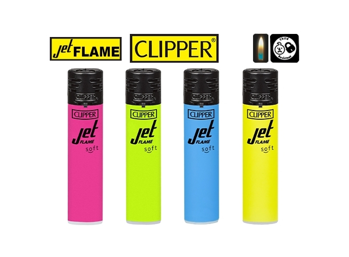 CLIPPER JET FLAME MAXI  SOFT TOUCH FLUO  (48)