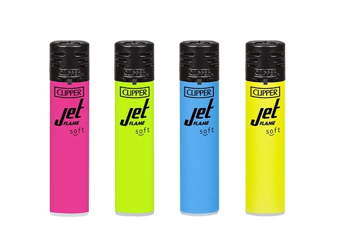 CLIPPER JET FLAME MAXI  SOFT TOUCH FLUO  (48)