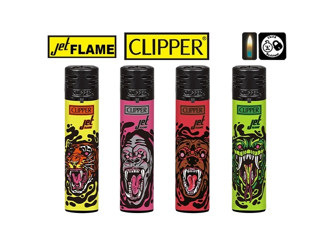 CLIPPER JET FLAME MAXI  WILD ANIMALS  (48)