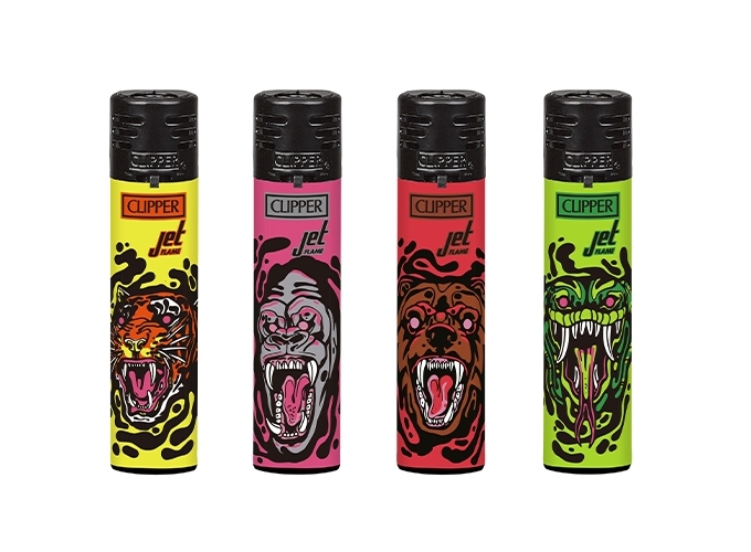 CLIPPER JET FLAME MAXI  WILD ANIMALS  (48)