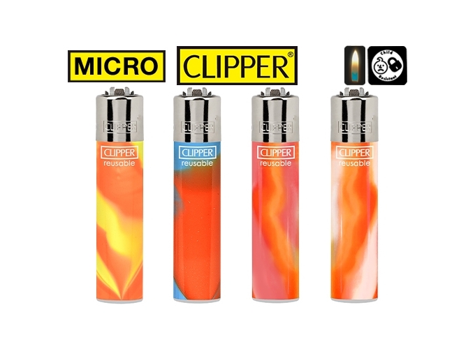 CLIPPER PIERRE CLASSIC MICRO  ORANGE NEBULA  (48)