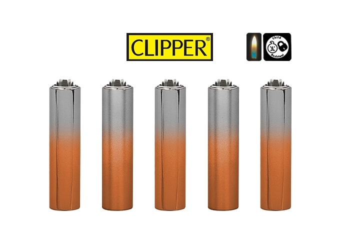 CLIPPER PIERRE ETUI METAL MICRO  ORANGE GRAD  (30)