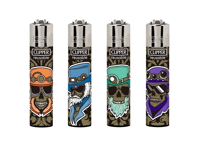 CLIPPER PIERRE MAXI  MARKED SKULL  (192)