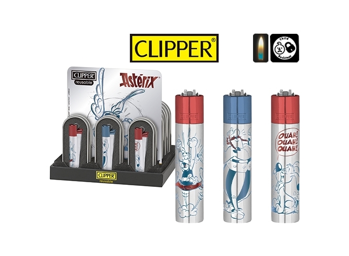 CLIPPER PIERRE MAXI METAL  ASTERIX ET OBELIX  (12)
