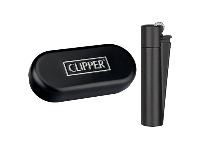 CLIPPER PIERRE MAXI METAL  BLACK MATT  (12)