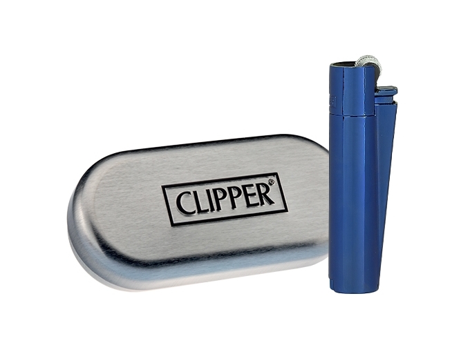 CLIPPER PIERRE MAXI METAL  DEEP BLUE  (12)