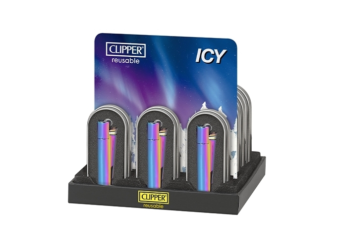 CLIPPER PIERRE MAXI METAL  ICY  (12)