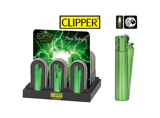 CLIPPER PIERRE MAXI METAL  MINT DELIGHT  (12)