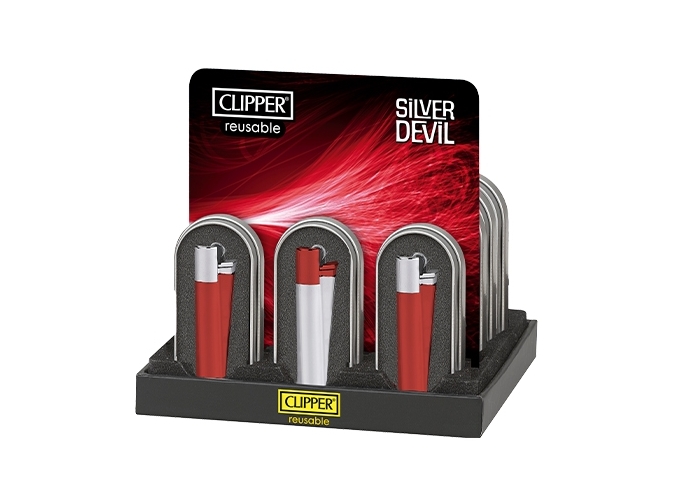 CLIPPER PIERRE MAXI METAL  SILVER DEVIL  (12)