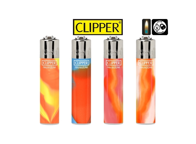 CLIPPER PIERRE MAXI  ORANGE NEBULA  (48)
