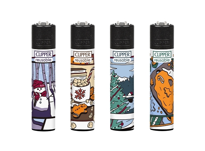 CLIPPER PIERRE MAXI  WINTER POSTCARDS  (48)