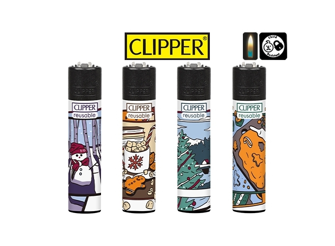 CLIPPER PIERRE MAXI  WINTER POSTCARDS  (48)