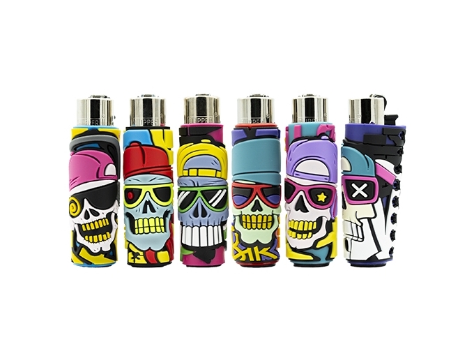 CLIPPER PIERRE POP MAXI  GRAFFITI SKULLS  (30)