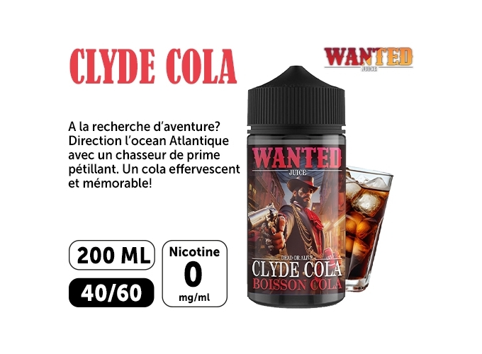 CLYDE COLA 200 ML WANTED JUICE