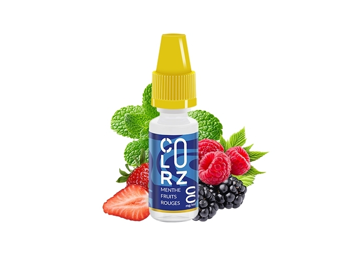 COLORZ BLEU  MENTHE, FRUITS ROUGES 00 MG ML