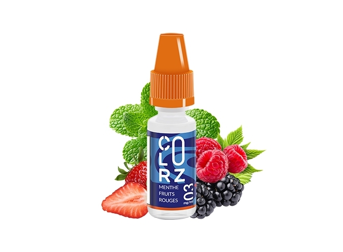 COLORZ BLEU  MENTHE, FRUITS ROUGES 03 MG ML