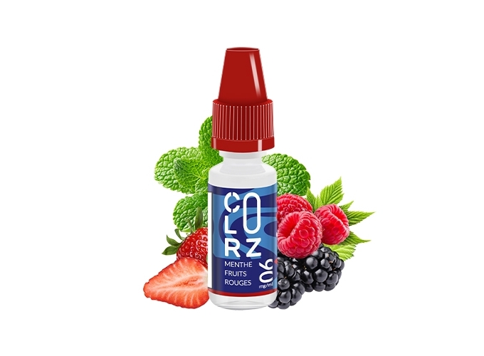 COLORZ BLEU  MENTHE, FRUITS ROUGES 06 MG ML