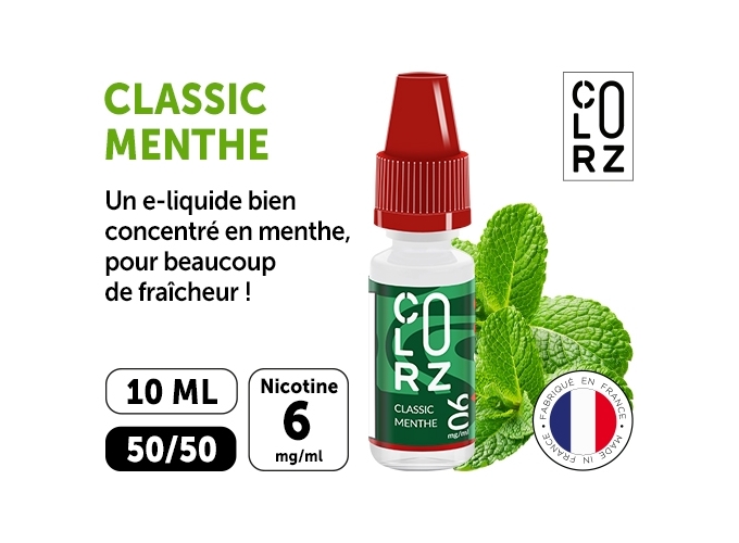 COLORZ CLASSIC MENTHOLE 06 MG ML