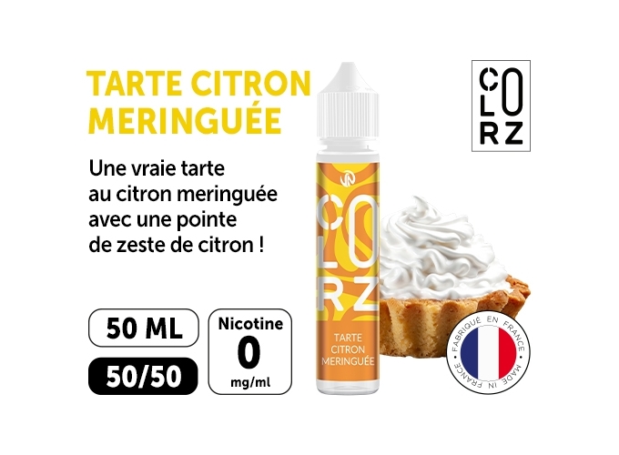 COLORZ JAUNE  TARTE AU CITRON MERINGUEE 50 ML