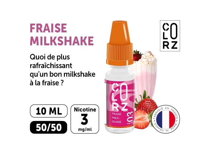 COLORZ ROSE  FRAISE MILKSHAKE 03 MG ML