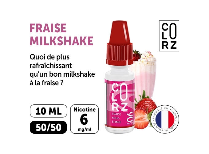 COLORZ ROSE  FRAISE MILKSHAKE 06 MG ML