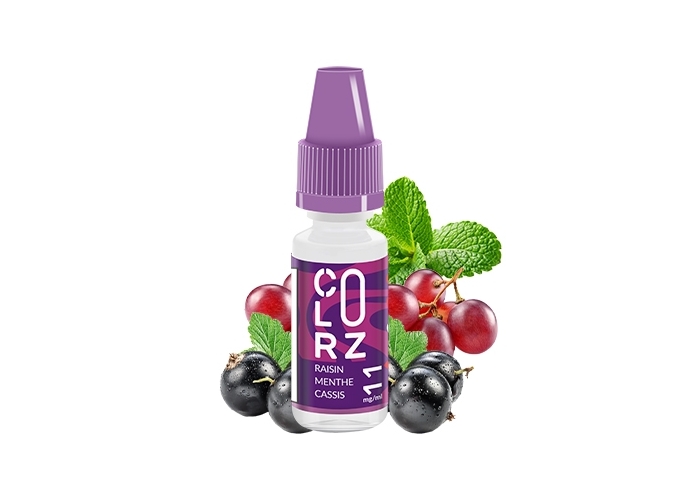COLORZ ROUGE  RAISIN NOIR,MENTHE,CASSIS 11 MG ML