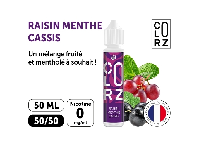 COLORZ ROUGE  RAISIN NOIR,MENTHE,CASSIS 50 ML