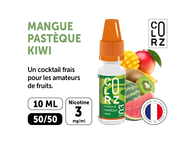 COLORZ VERT  MANGUE,PASTEQUE,KIWI 03 MG ML