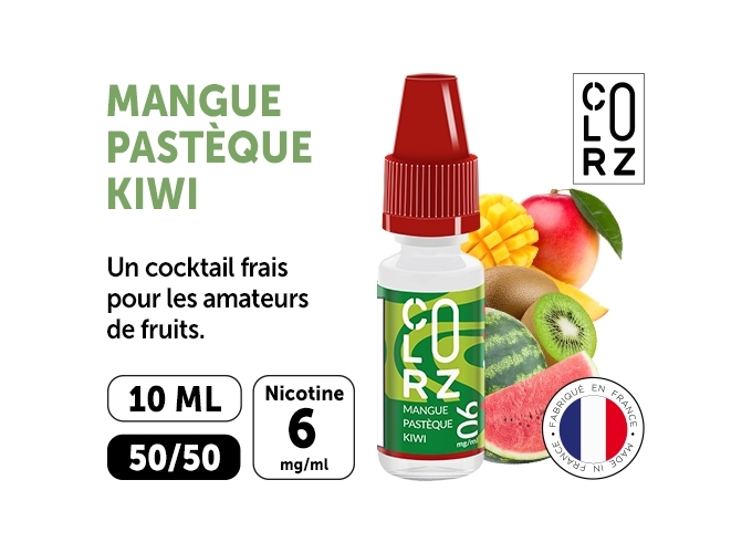 COLORZ VERT  MANGUE,PASTEQUE,KIWI 06 MG ML