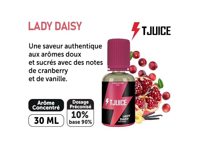 CONCENTRÉ T-JUICE 30ml  LADY DAISY  00 mg (10)