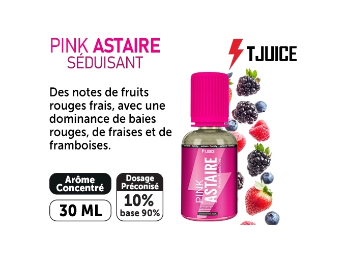 CONCENTRÉ T-JUICE 30ml  PINK ASTAIRE (10)