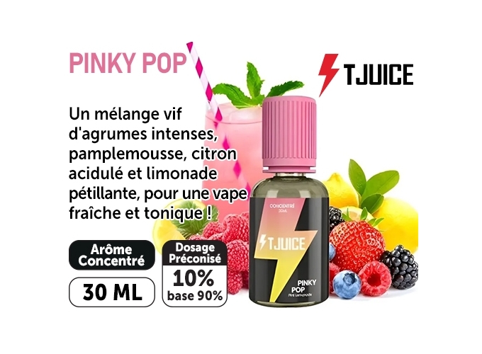 CONCENTRÉ T-JUICE 30ml  PINKY POP (10)