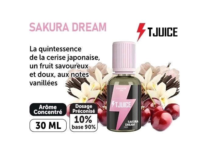 CONCENTRÉ T-JUICE 30ml SAKURA DREAM (10)