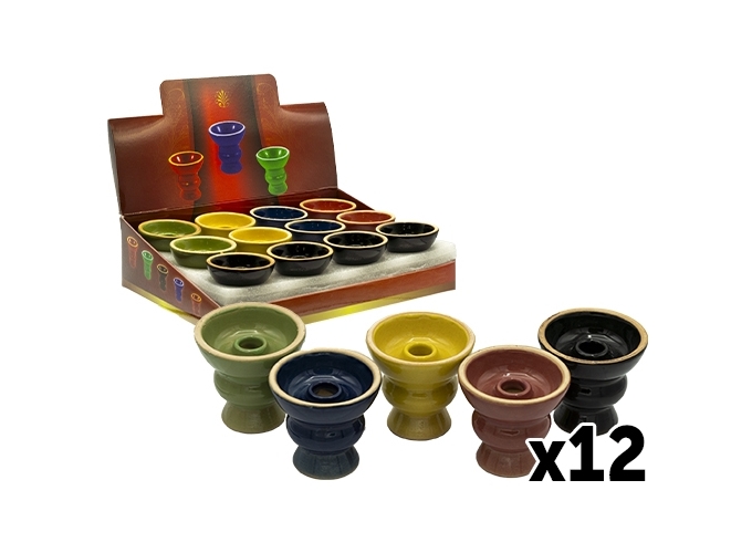 CONEY CERAMIQUE NARGUILE 4 COUL. ASS.  (PRES.12)