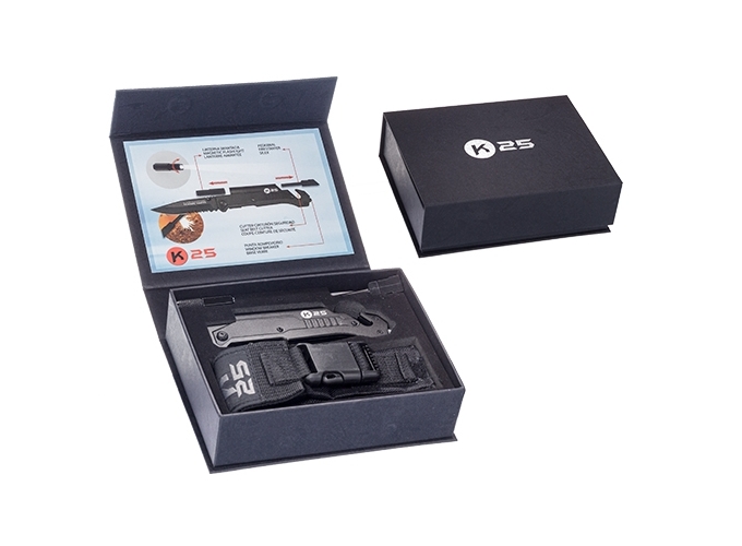 COUTEAU  TACTIQUE DE RIU  NOIR  (1)