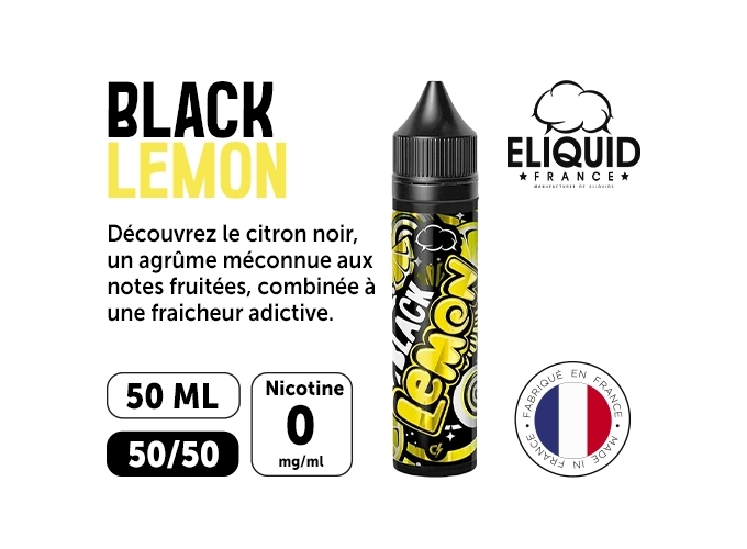 CREATIVE BLACK LEMON 0 MG 50 ML